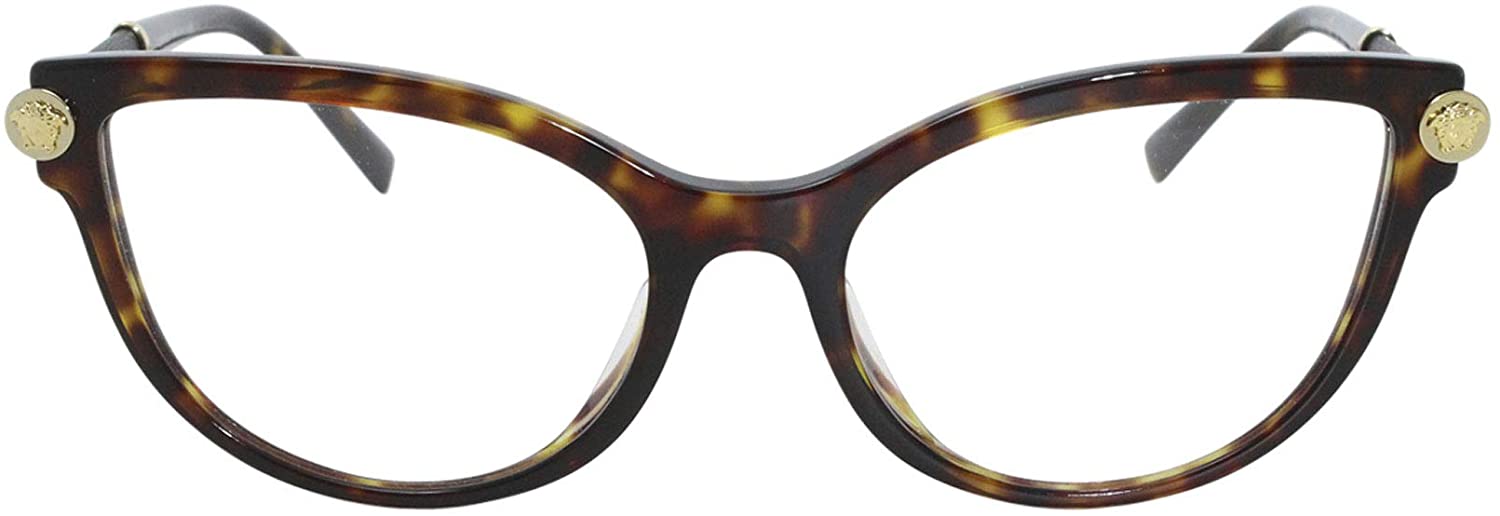 Versace Eyeglasses VE3270Q 108 54mm Havana / Demo Lens