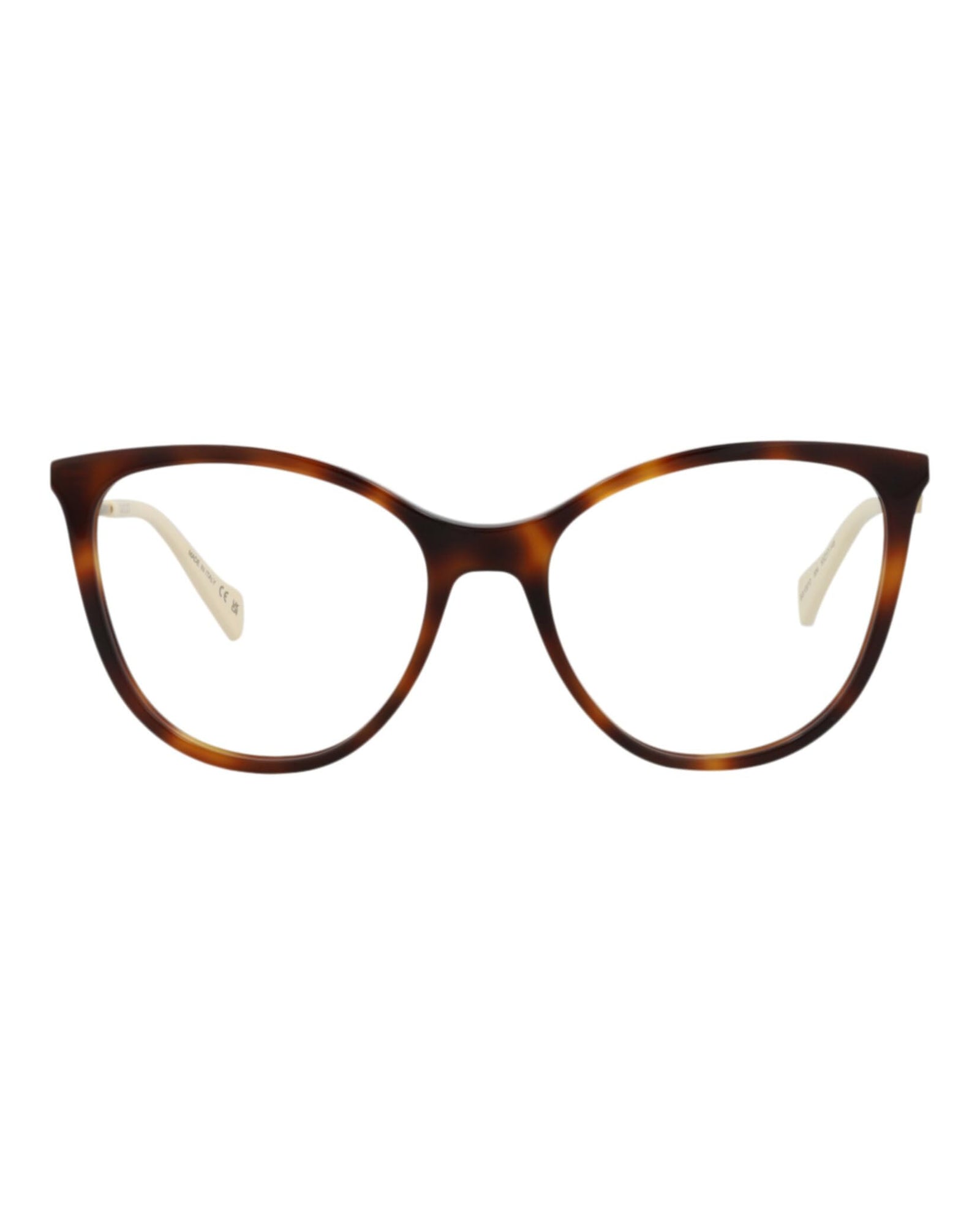 Gucci Eyeglasses GG1007O 004 53mm Havana / Demo Lens