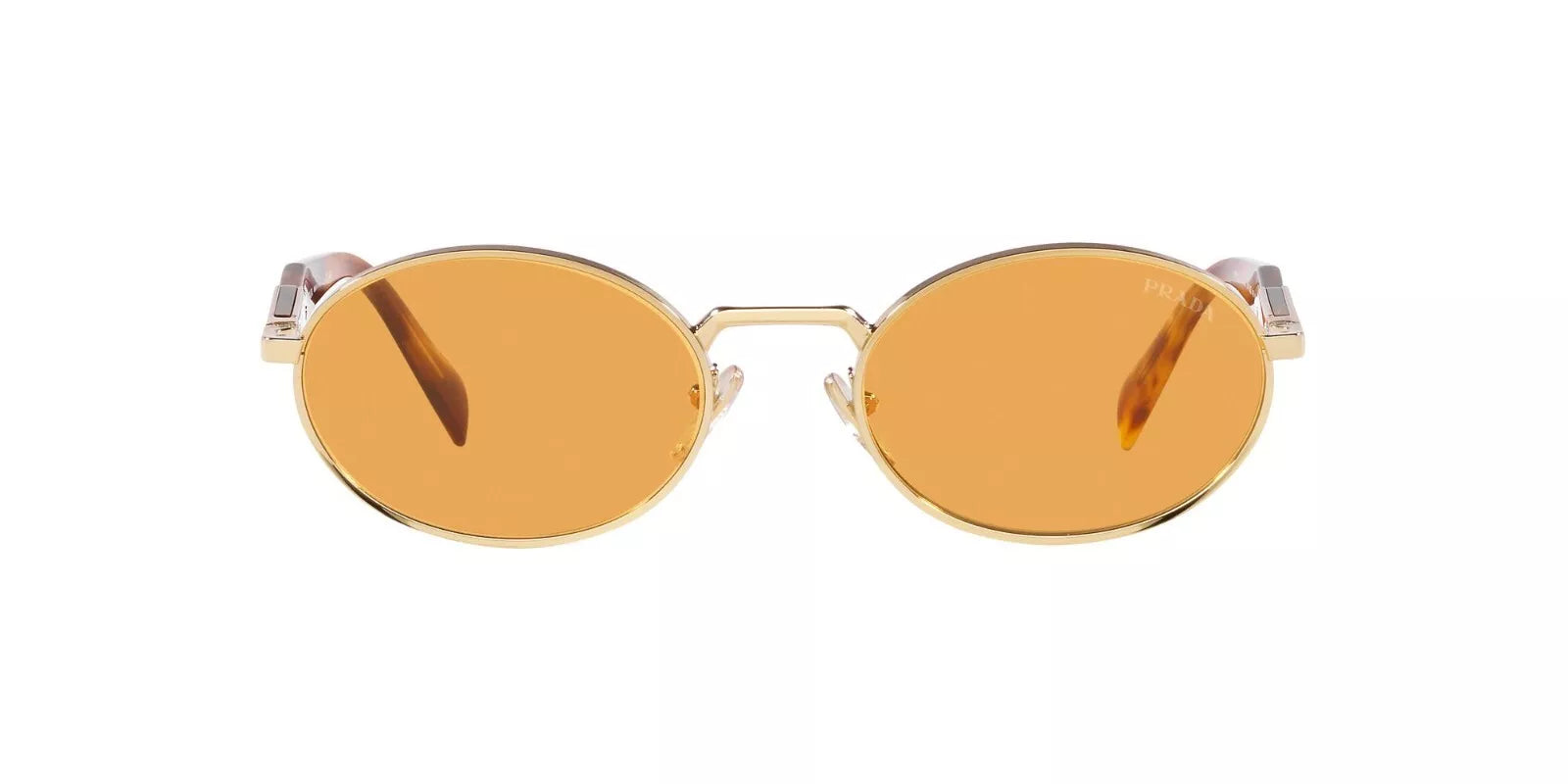 Prada Sunglasses PR65ZS ZVN02Z 55mm Pale Gold / Orange Lens