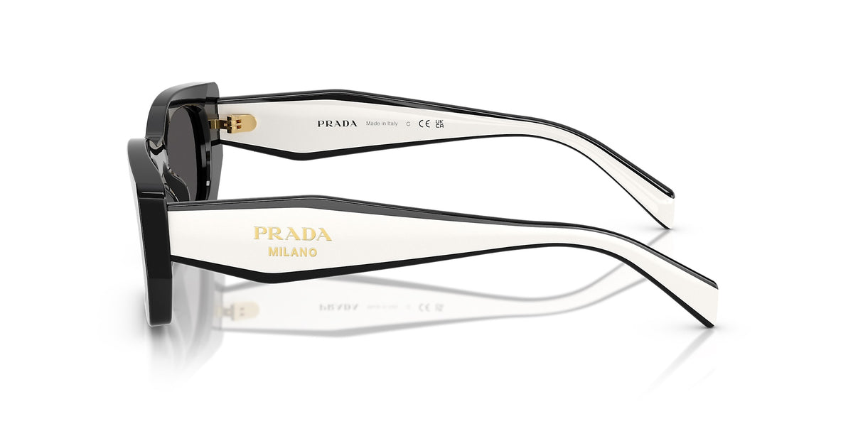 Prada Sunglasses PRB05S 09Q08Z 53mm Black / Dark Grey Lens