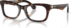 Burberry BE2422F 3002 Eyeglasses 52mm Dark Havana / Clear Demo Lens