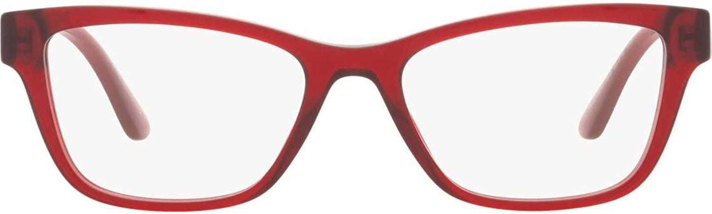 Versace Eyeglasses VE3316 388 53mm Red / Demo Lens