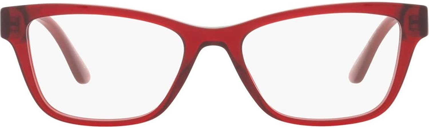 Versace Eyeglasses VE3316 388 53mm Red / Demo Lens