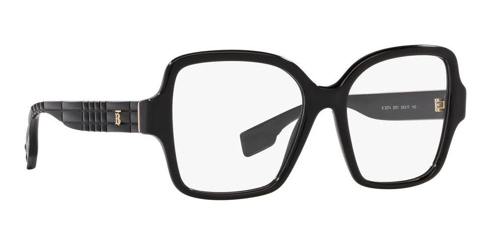 Burberry Eyeglasses BE2374 3001 52mm Black / Demo Lens