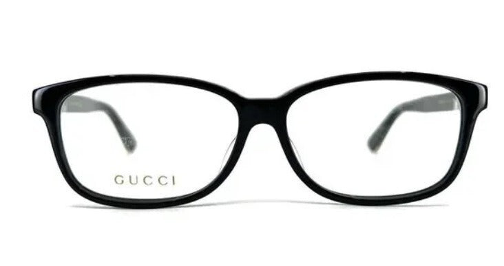 Gucci Eyeglasses GG0386OA 004 55mm Black / Demo Lens