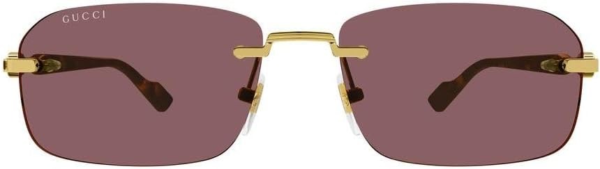 Gucci Sunglasses GG1221S 002 56mm Havana-Gold / Brown Lens