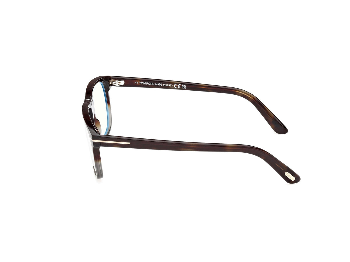 Tom Ford Eyeglasses FT5978-B 056 56mm Dark Havana Gradient / Blue Filter Lens