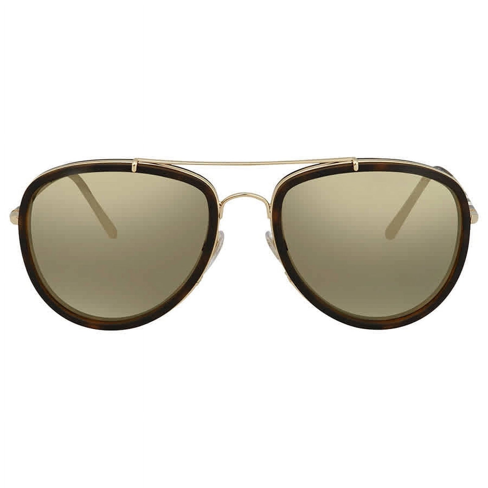 Burberry Sunglasses BE3090Q 10525A 58mm Matte Havana / Light Gold Mirror Lens