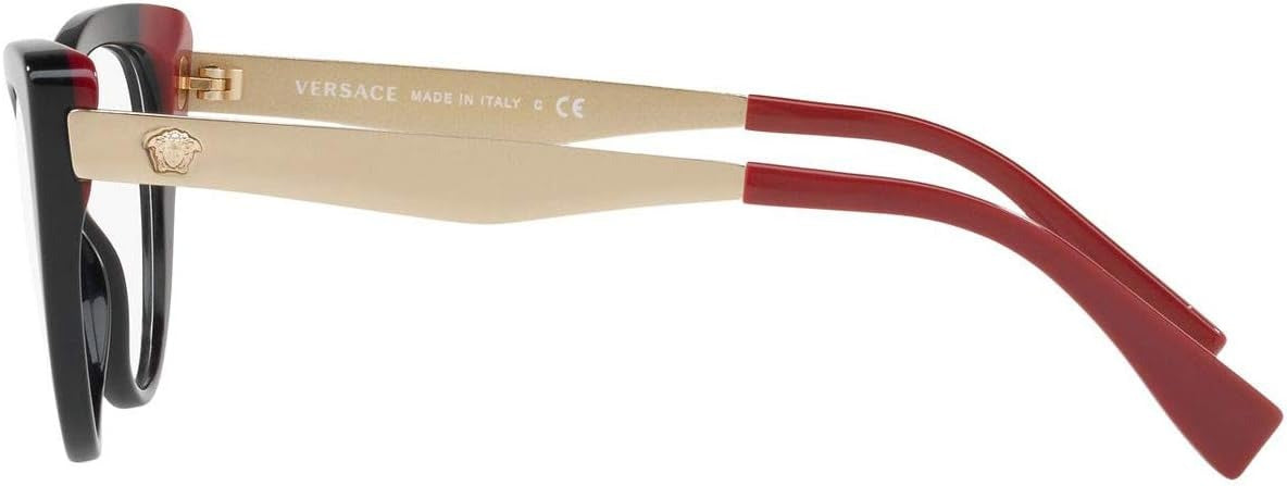 Versace Eyeglasses VE3244 5239 53mm Black / Demo Lens