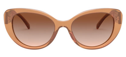 Versace VE4378 532613 54mm Sunglasses Transparent Brown / Brown Gradient [54-19-140]