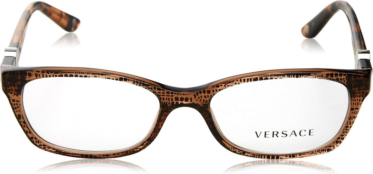 Versace Eyeglasses VE3164 991 53mm Lizard Brown / Demo Lens