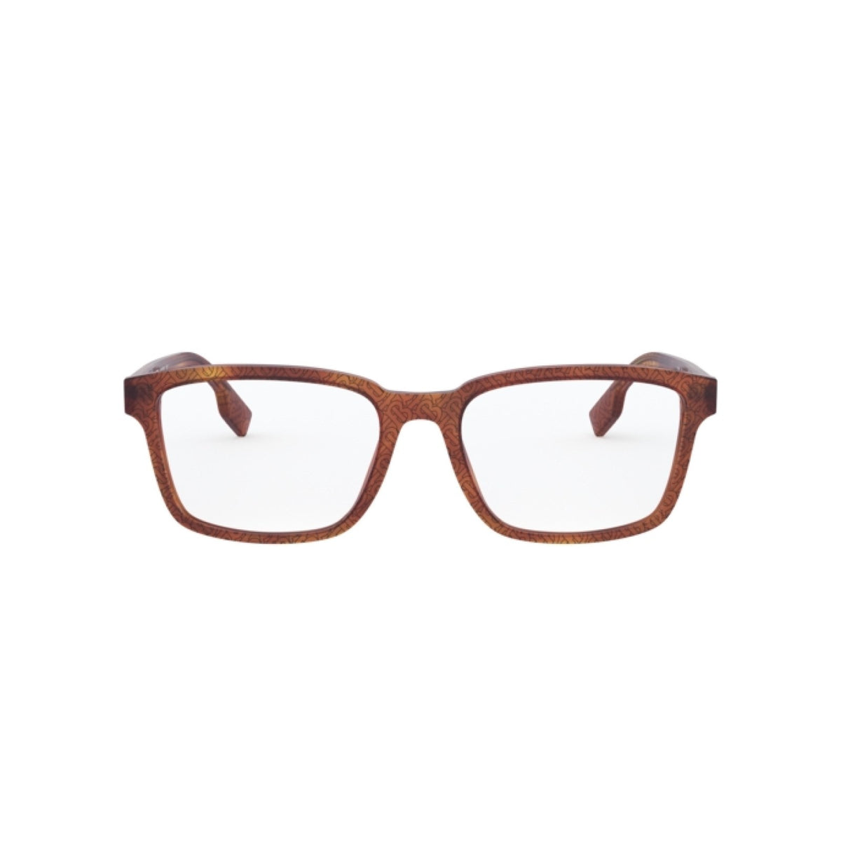 Burberry BE2308 3823 Eyeglasses 55mm Transparent Brown / Clear Demo Lens