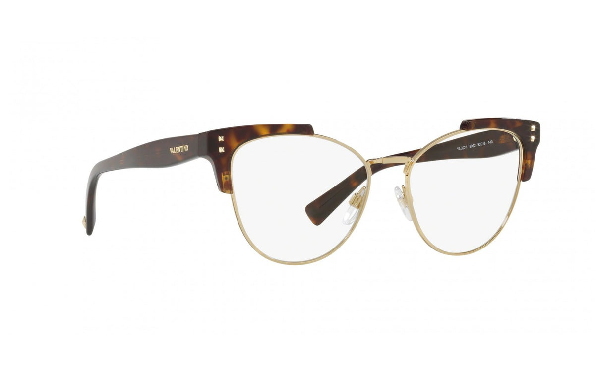 Valentino Eyeglasses VA3027 5002 53mm Havana / Demo Lens