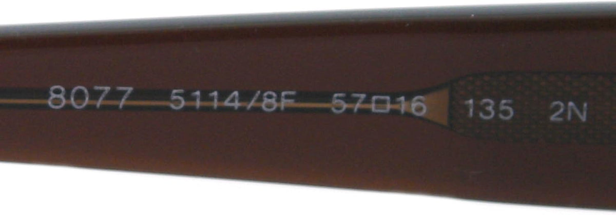 Bvlgari Sunglasses BV8077 5114/8F Transparent Brown Blue / Azure Gradient Lens