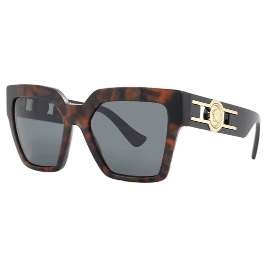 Versace Butterfly VE4458 542987 Sunglasses 54mm Havana / Dark Grey Lens