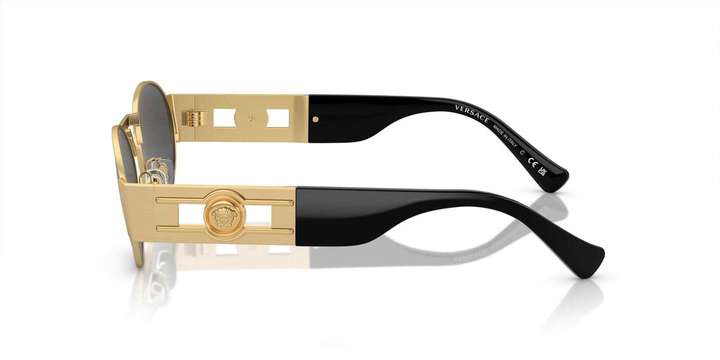 Versace Sunglasses VE2264 100287 56mm Matte Gold / Dark Grey Lens