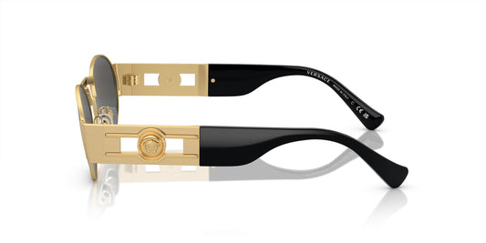 Versace Sunglasses VE2264 100287 56mm Matte Gold / Dark Grey Lens