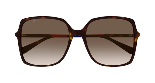 Gucci Sunglasses GG0544S 008 57mm Havana / Brown Gradient Lens