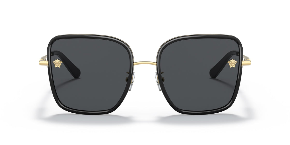 Versace Sunglasses VE2247D 143887 57mm Black / Dark Grey Lens