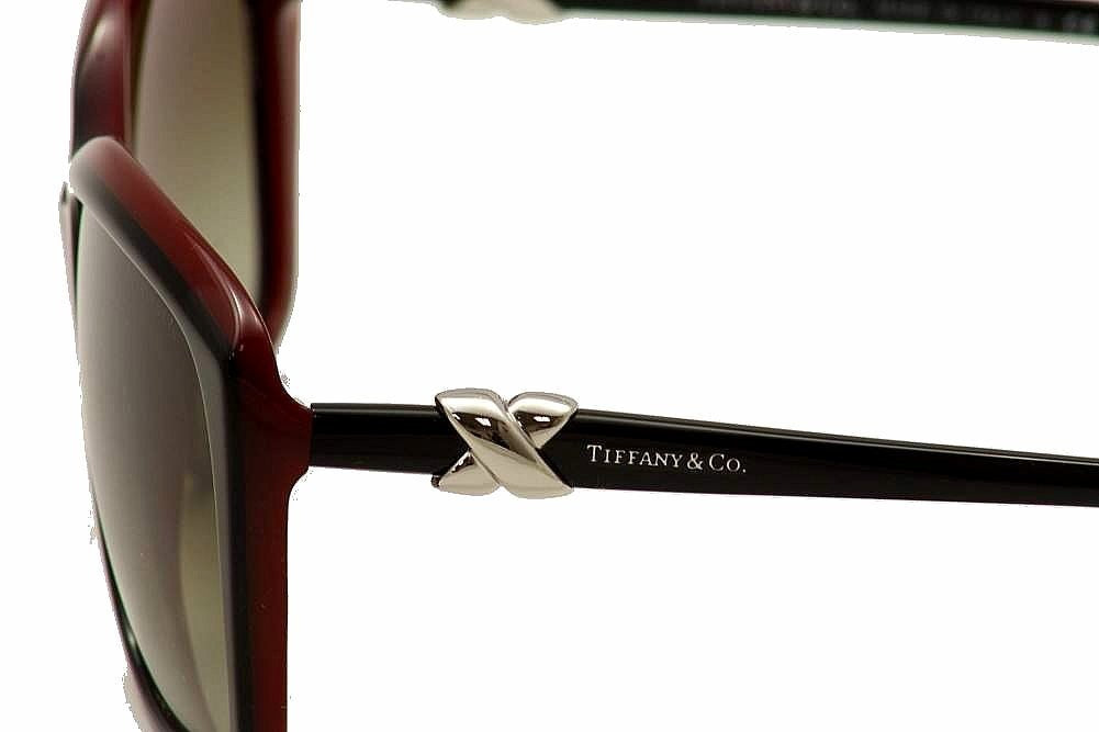 Tiffany & Co VINTAGE Sunglasses TF4076 8156/3M 58mm Black Red / Gradient Lens