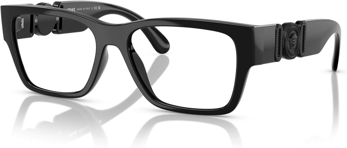 Versace VE3368U 5360 Eyeglasses 55mm Black / Clear Demo Lens