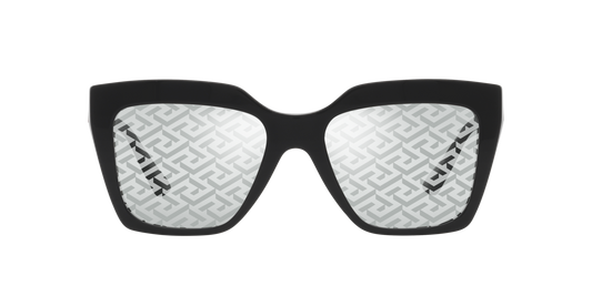 Versace Sunglasses VE4418 GB1/AL 56mm Black / Monogram Silver Lens