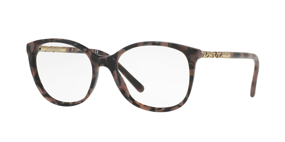 Burberry Round Eyeglasses BE2245 3624 54mm Spotted Brown / Demo Lens [54-17-140]