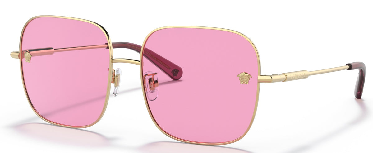 Versace Sunglasses VE2246D 10025 59mm Gold / Fuchsia Lens