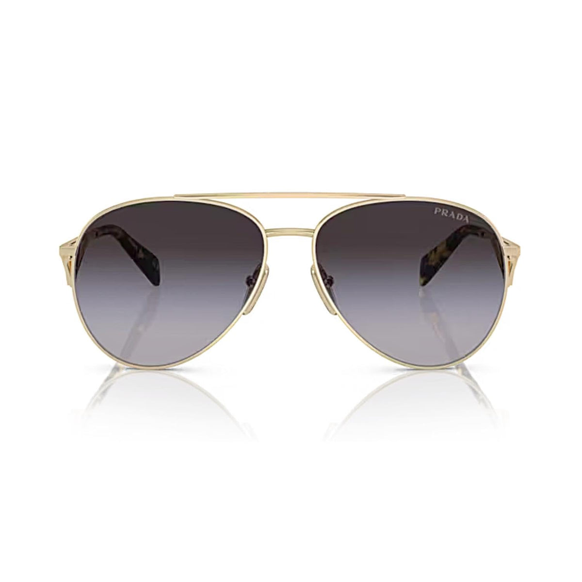 Prada Sunglasses PR73ZS ZVN5D1 61mm Pale Gold / Grey Gradient Lens