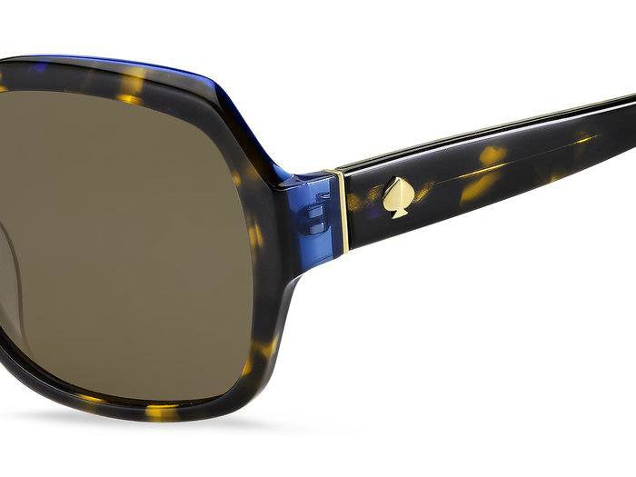 Kate Spade AMBERLYNN/S 2VM/SP Square Sunglasses Havana / SP Bronze Polarized