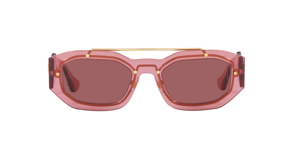 Versace Sunglasses VE2235 100269 51mm Pink / Dark Violet Lens