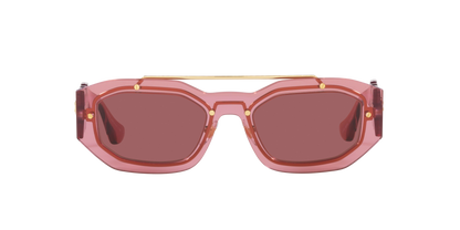 Versace Sunglasses VE2235 100269 51mm Pink / Dark Violet Lens