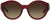 Versace VE4380B 388/13 54mm Oval Sunglasses Burgundy / Brown Gradient Lens