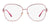 Versace Eyeglasses VE1289 1500 57mm Metalized Pink / Demo Lens