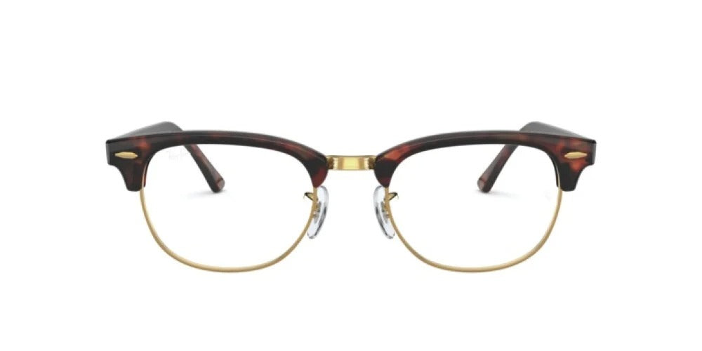 Ray-Ban RX5154 8058 Eyeglasses 49mm Mock Tortoise / Clear Demo Lens