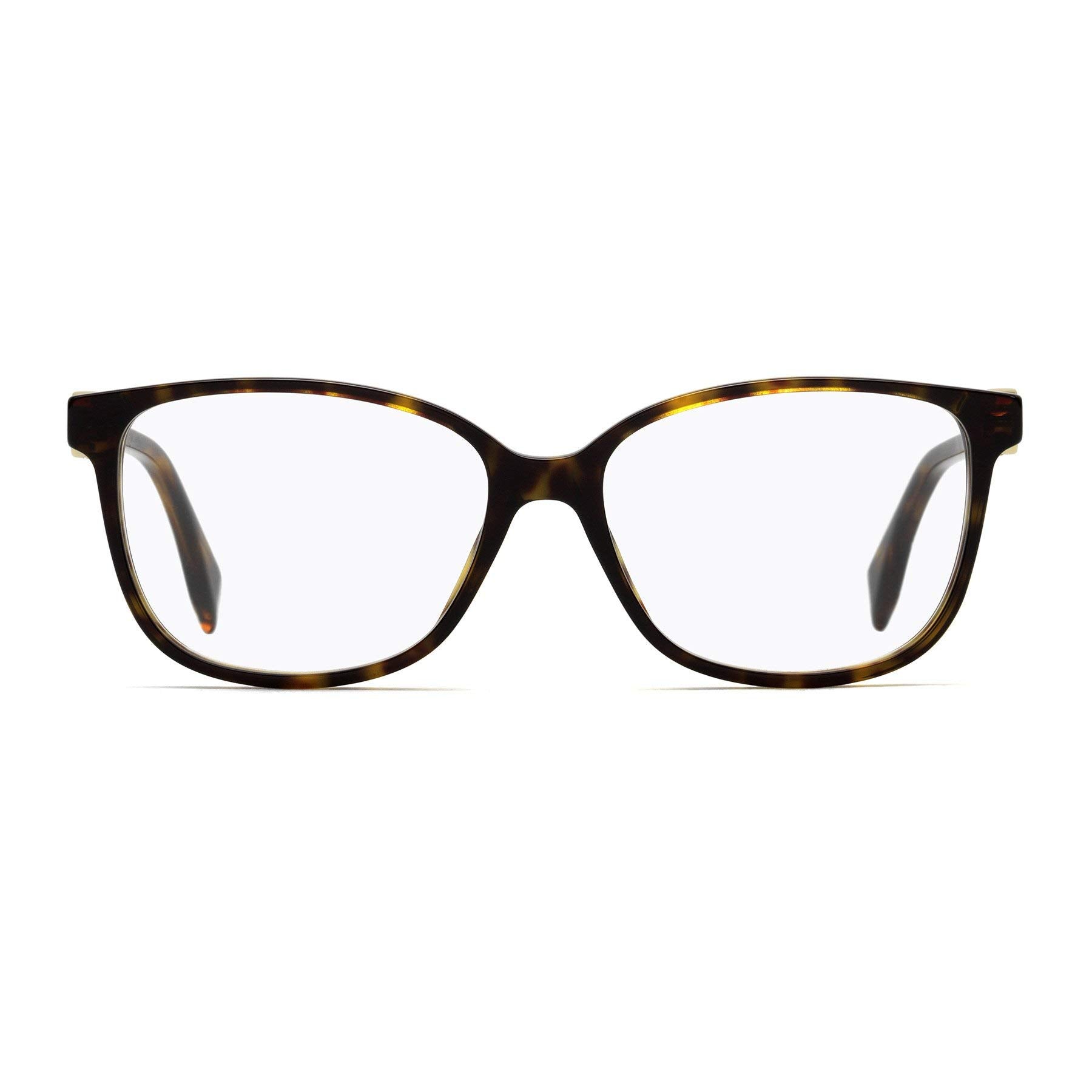 Fendi Eyeglasses FF0346 86 53mm Havana / Demo Lens