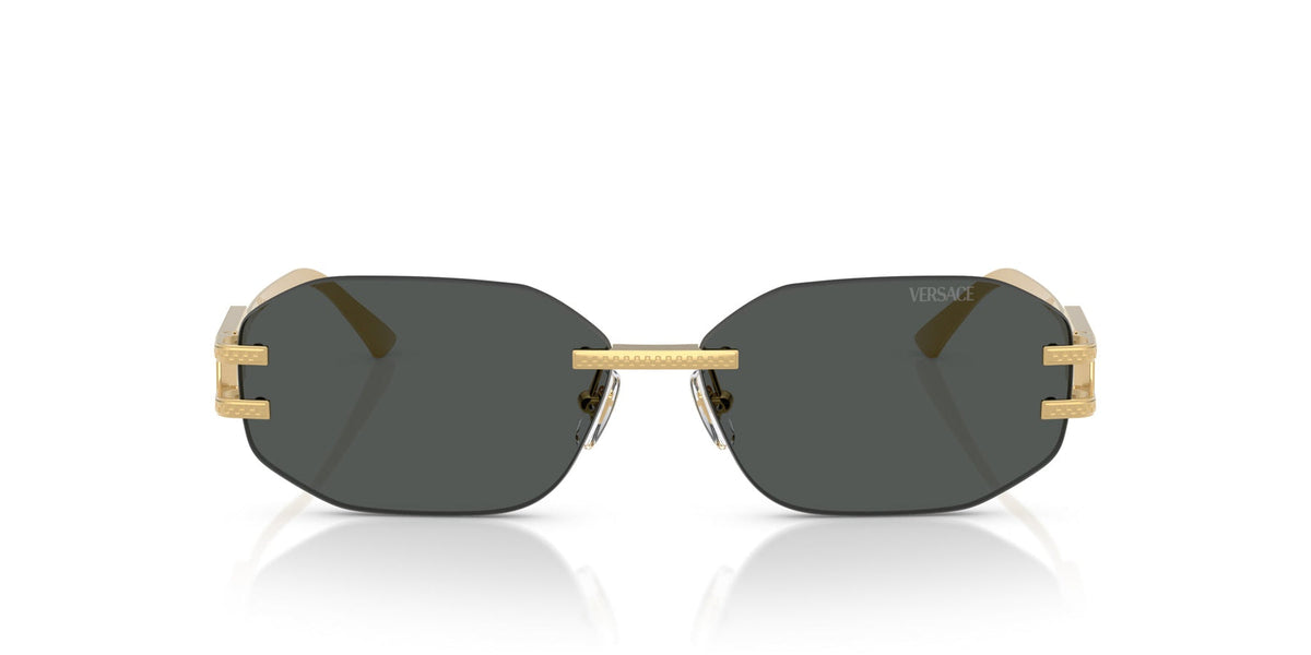 Versace Sunglasses VE2274 100287 58mm Gold / Dark Grey Lens