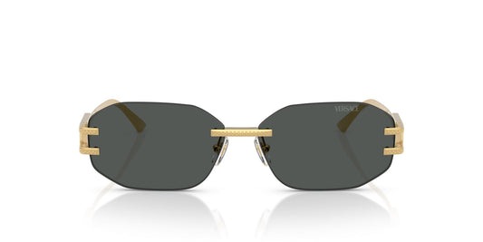 Versace Sunglasses VE2274 100287 58mm Gold / Dark Grey Lens
