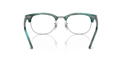 Ray-Ban RX5154 8377 Eyeglasses 53mm Striped Green / Clear Demo Lens