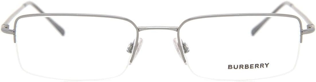 Burberry BE1068 1003 Eyeglasses 54mm Gunmetal / Clear Demo Lens