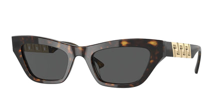 Versace Sunglasses VE4419 10887 52mm Havana / Dark Grey Lens