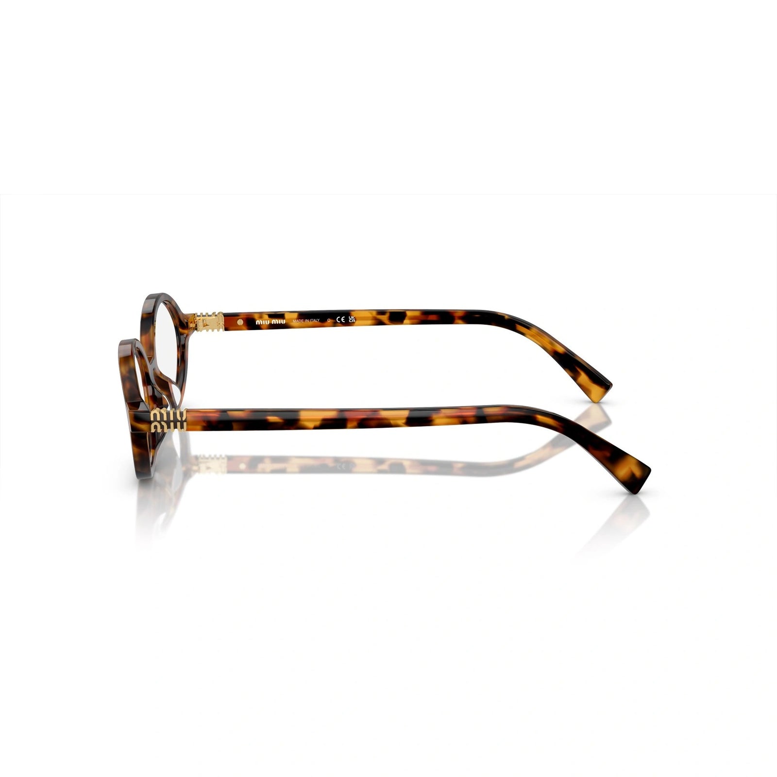 Miu Miu Eyeglasses MU01XV 19P-1O1 50mm Light Havana / Demo Lens
