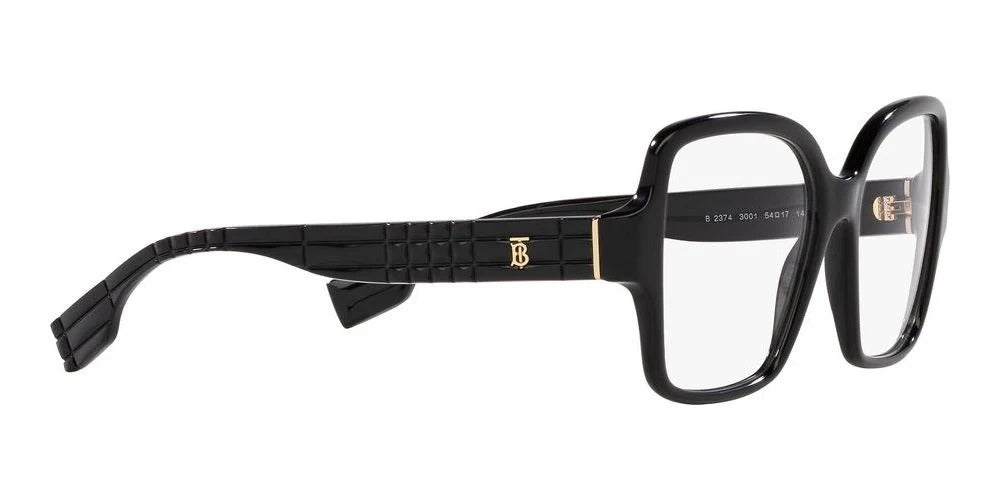 Burberry Eyeglasses BE2374 3001 52mm Black / Demo Lens