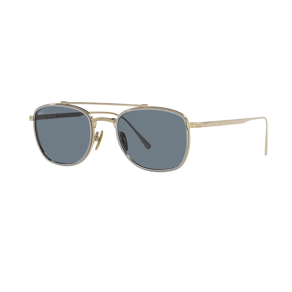 Persol Sunglasses PO5005ST 800556 50mm Gold Silver / Light Blue Lens