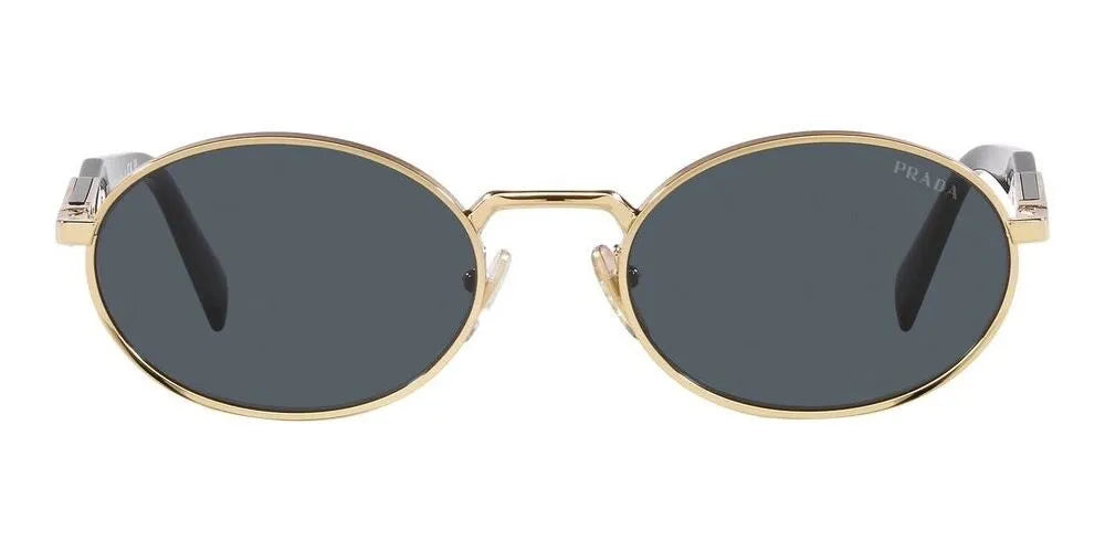 Prada Sunglasses PR65ZS ZVN09T 55mm Pale Gold / Dark Grey Lens