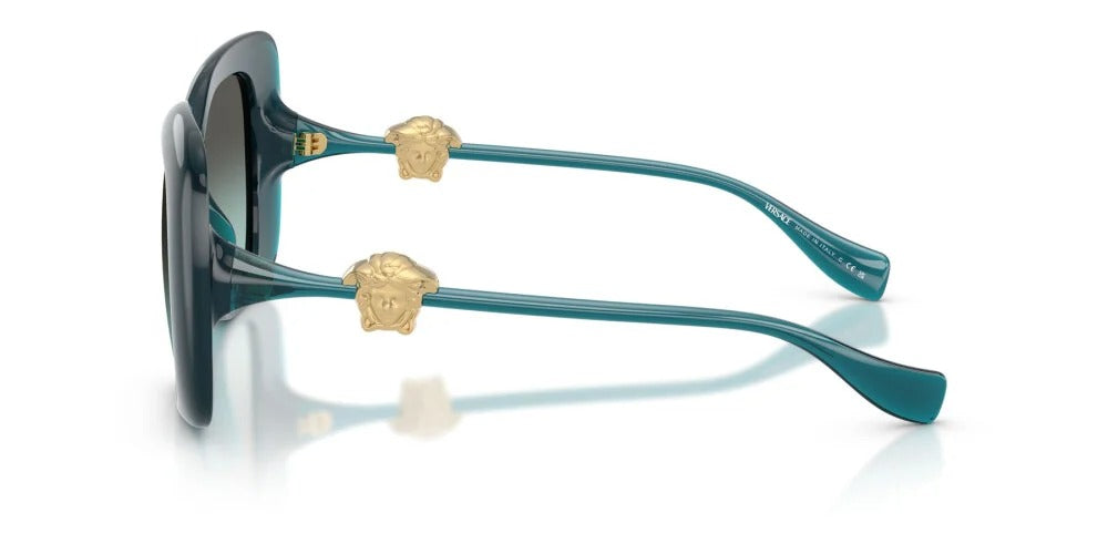 Versace Sunglasses VE4499U 55402A 57mm Transparent Blue/Green Gradient Blue Lens