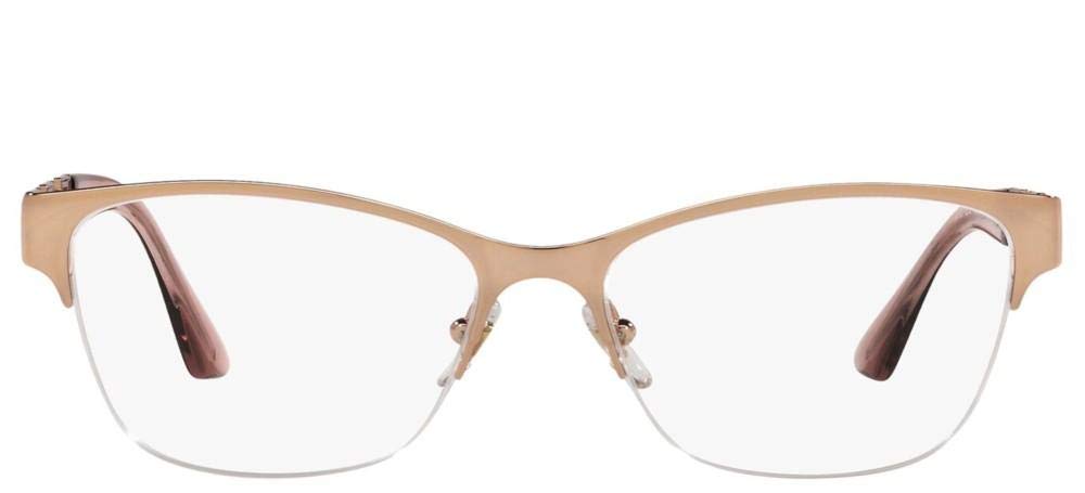 Versace Eyeglasses VE1270 1412 54mm Rose Gold / Demo Lens