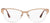 Versace Eyeglasses VE1270 1412 54mm Rose Gold / Demo Lens