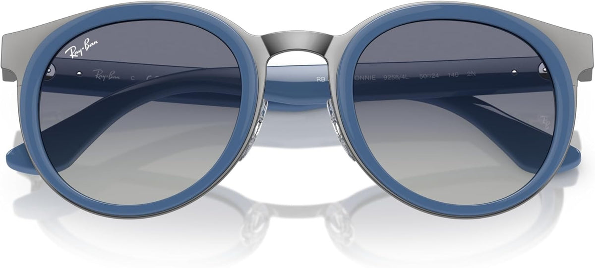 Ray-Ban RB3710 92584L Sunglasses 50mm Light Blue on Gunmetal / Grey Gradient