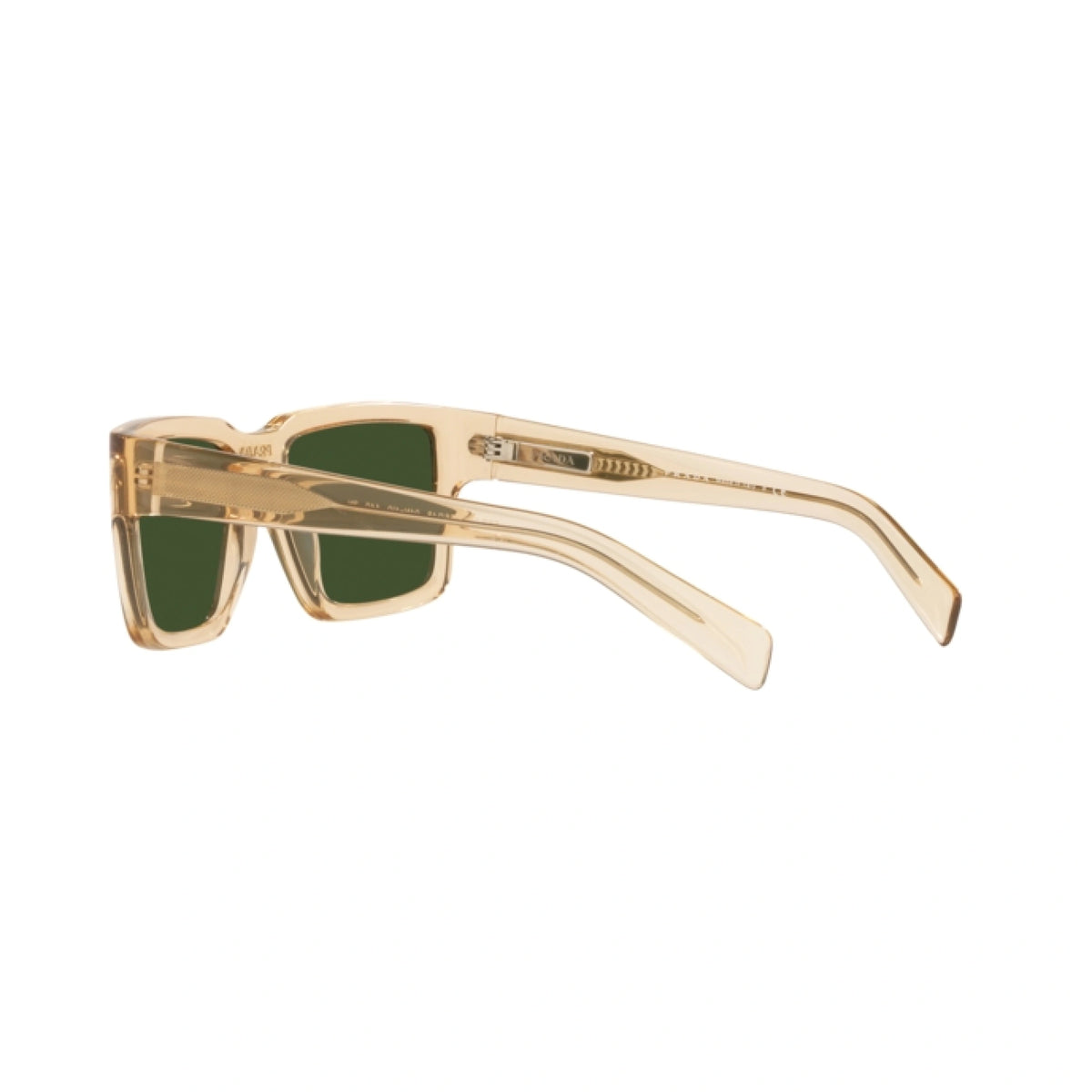 Prada Sunglasses PR09YS 01N1I0 56mm Amber Crystal / Dark Green Lens
